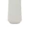 Silver Porcelain Contemporary Vase, 12" x 6" x 6"